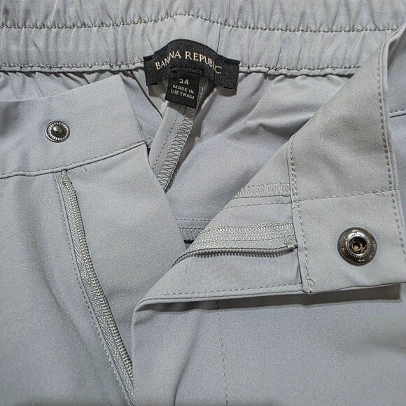 Banana Republic Motion Tech Hybrid Pants Mens Sz 30x39 & 34x42 Gray Performance - Picture 7 of 15